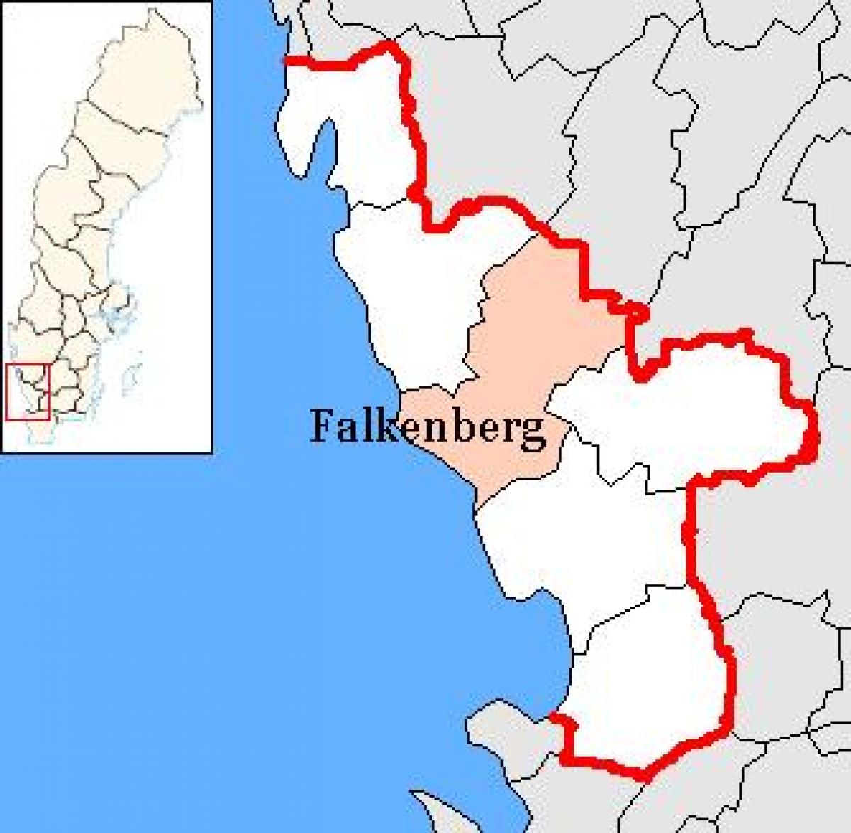 Falkenberg Sverige Kart | Fylker Kart