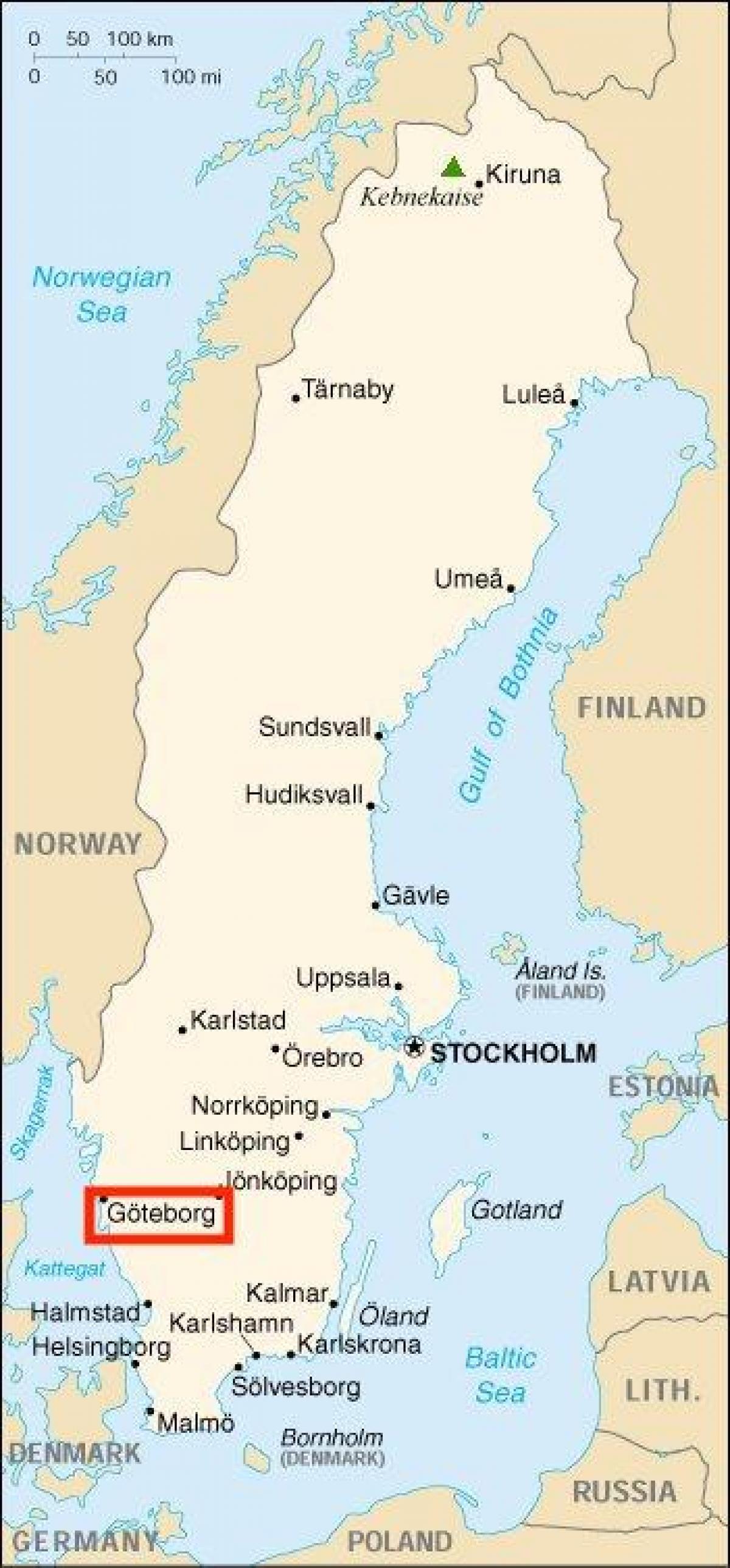 ørebro Sverige Kart